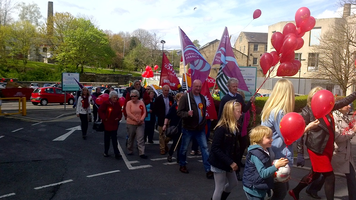 Burnley May Day parade 2015